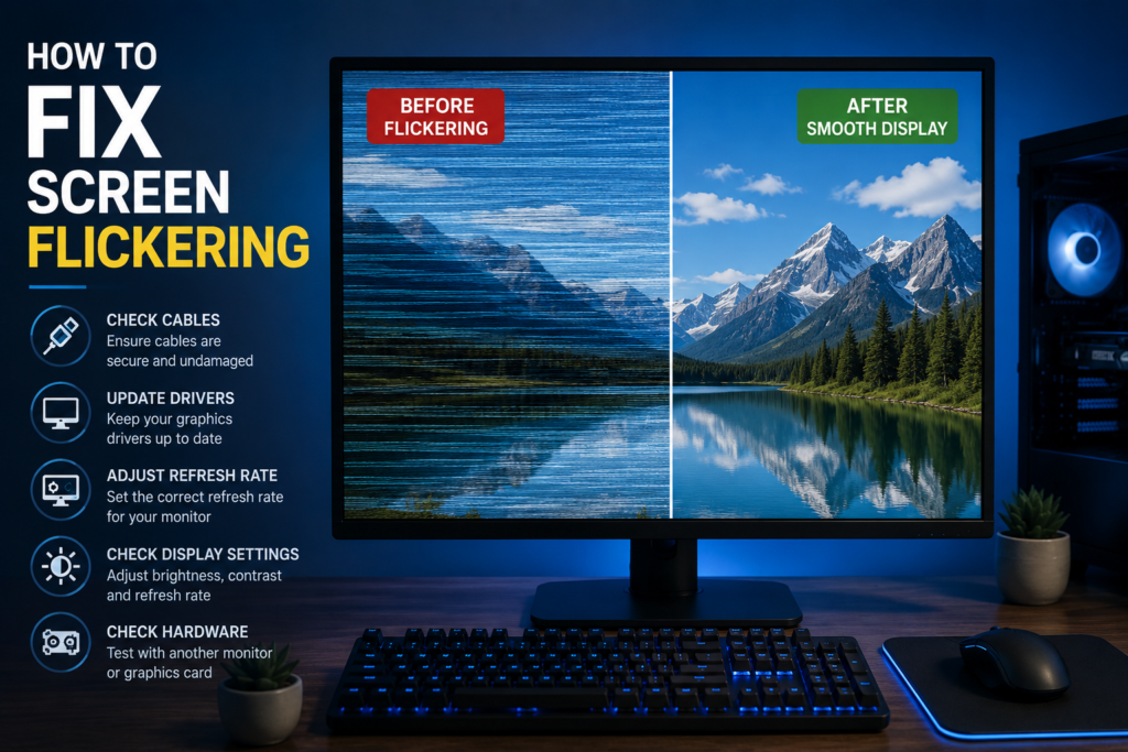 How to Fix Screen Flickering: A Complete Guide How to Fix Screen Flickering