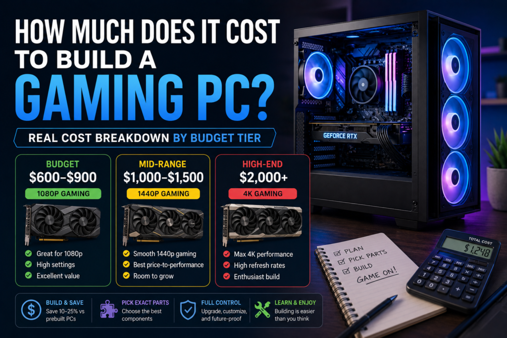 How Much Does It Cost to Build a Gaming PC?